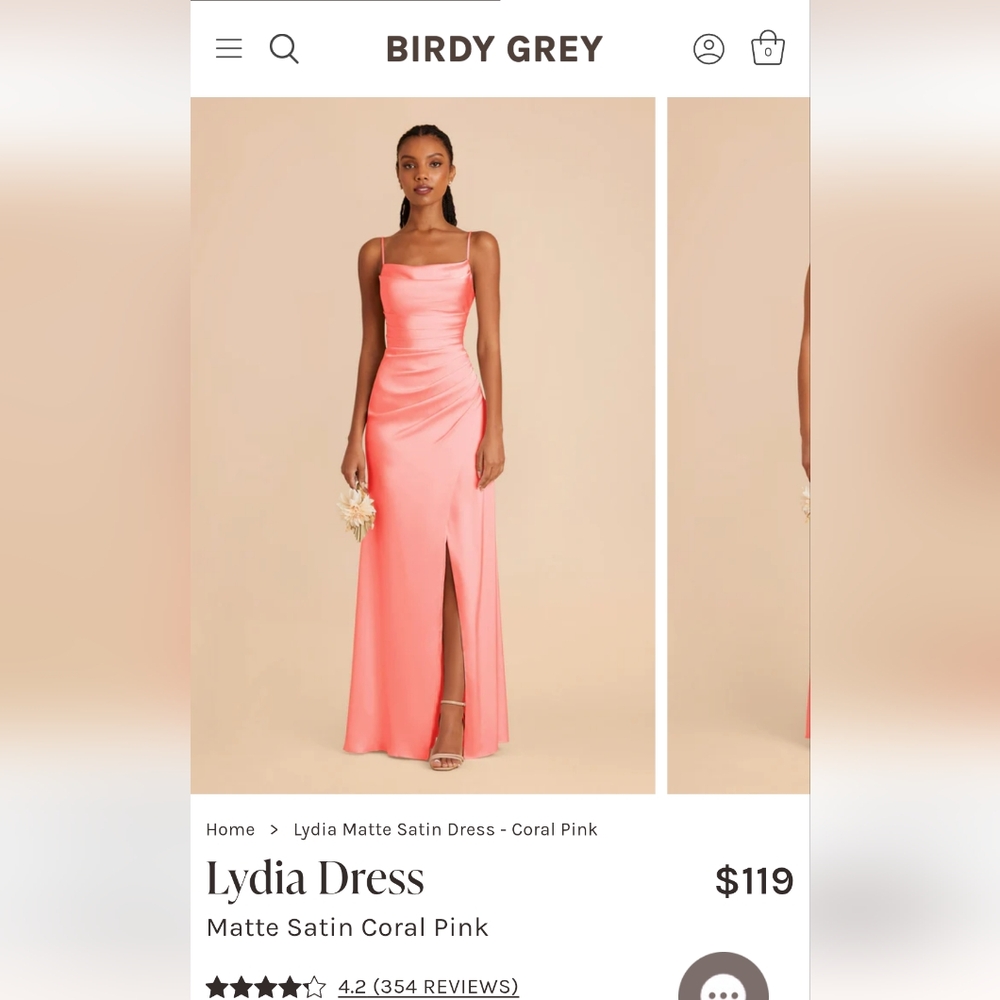 Birdy Grey Orange Ruched Maxi Gown for Prom